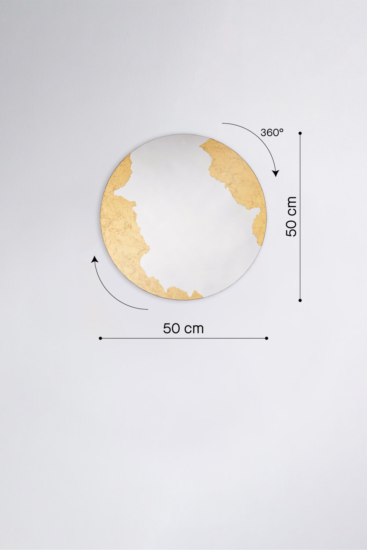 miroir ornato rond S