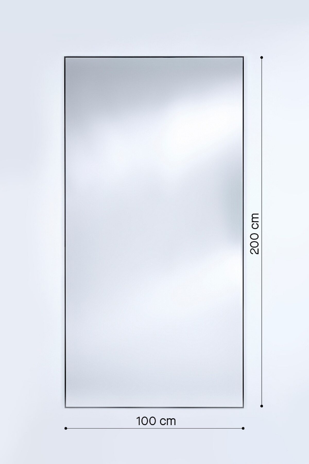 MIROIR LUCKA BLACK XXL