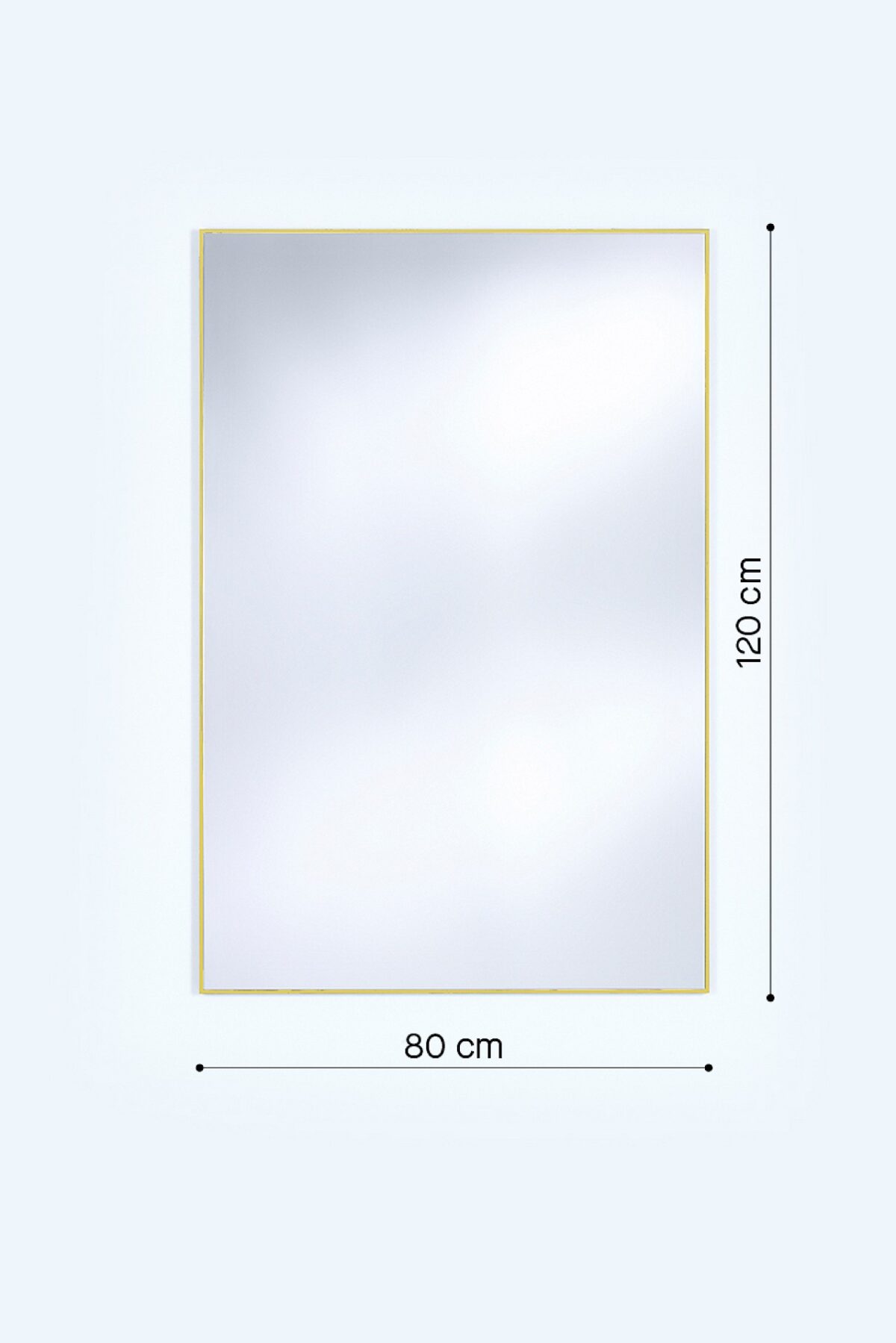 MIROIR LUCKA GOLD RECT