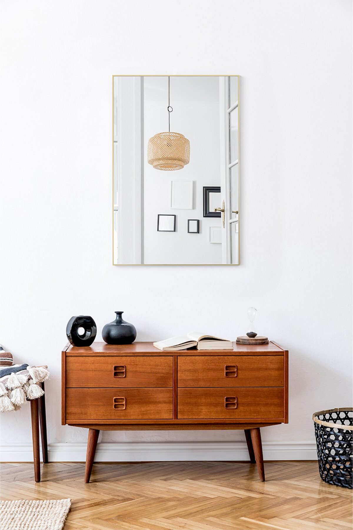 MIROIR LUCKA GOLD SMALL RECT
